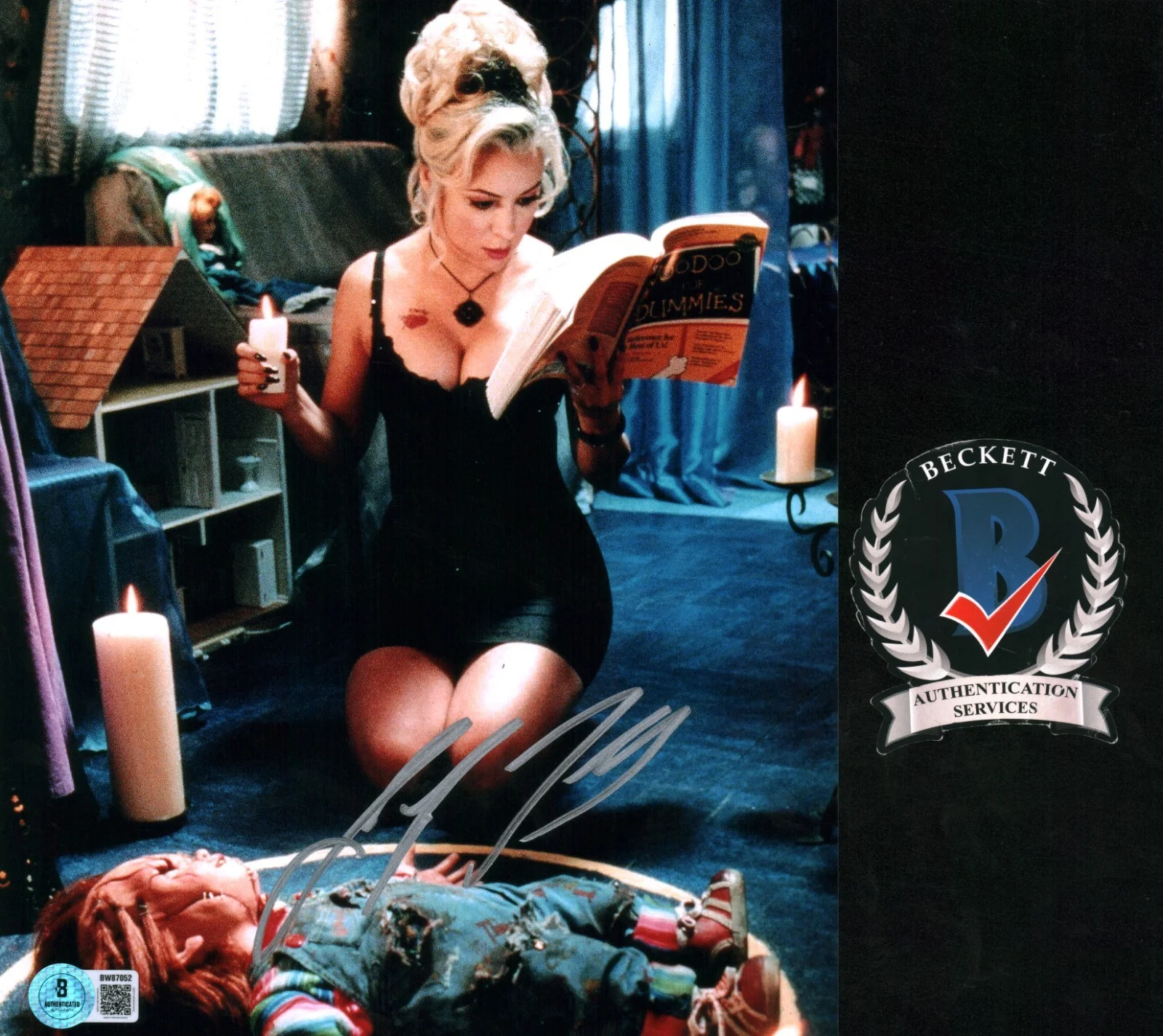 jennifer tilly — Jennifer Tilly Signed The Bride Of Chucky Tiffany 8x10 Photo BAS COA