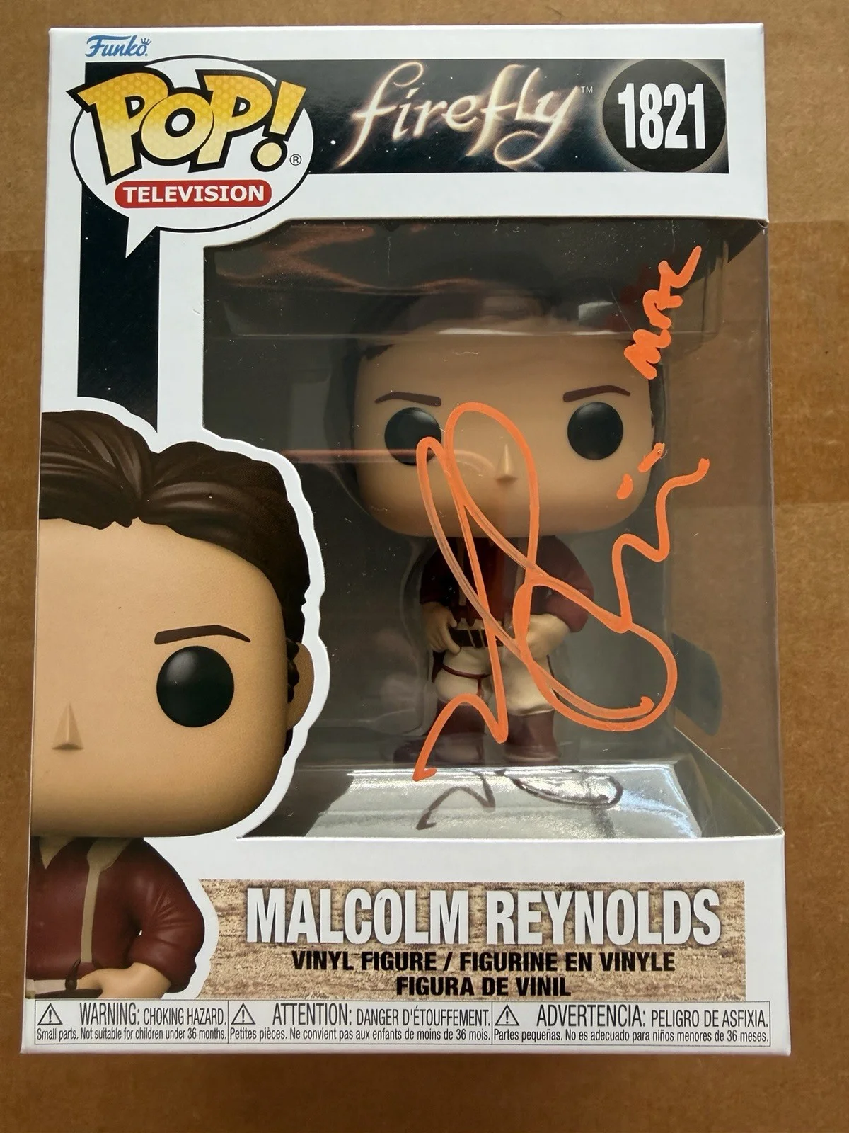 Nathan Fillion Signed Firefly Malcolm Reynolds "Mal" Funko Autograph Proof SWAU, изображение 4