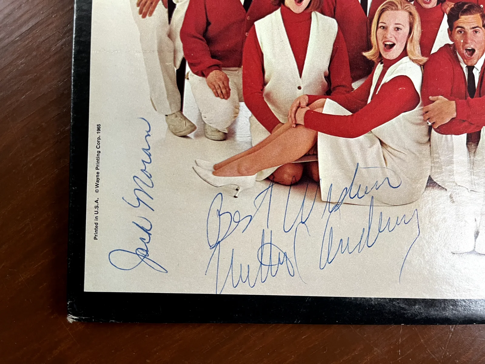 Signed Vinyl The Young Americans Johnny Mathis Multiple Signatures Excellent '65, image 3