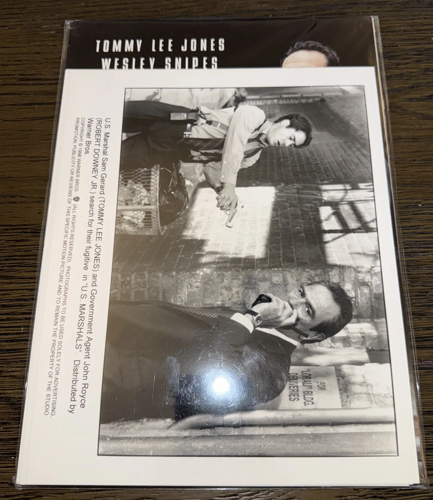 U.S. Marshalls - Tommy Lee Jones Original Movie Press Pack - 1998, image 2