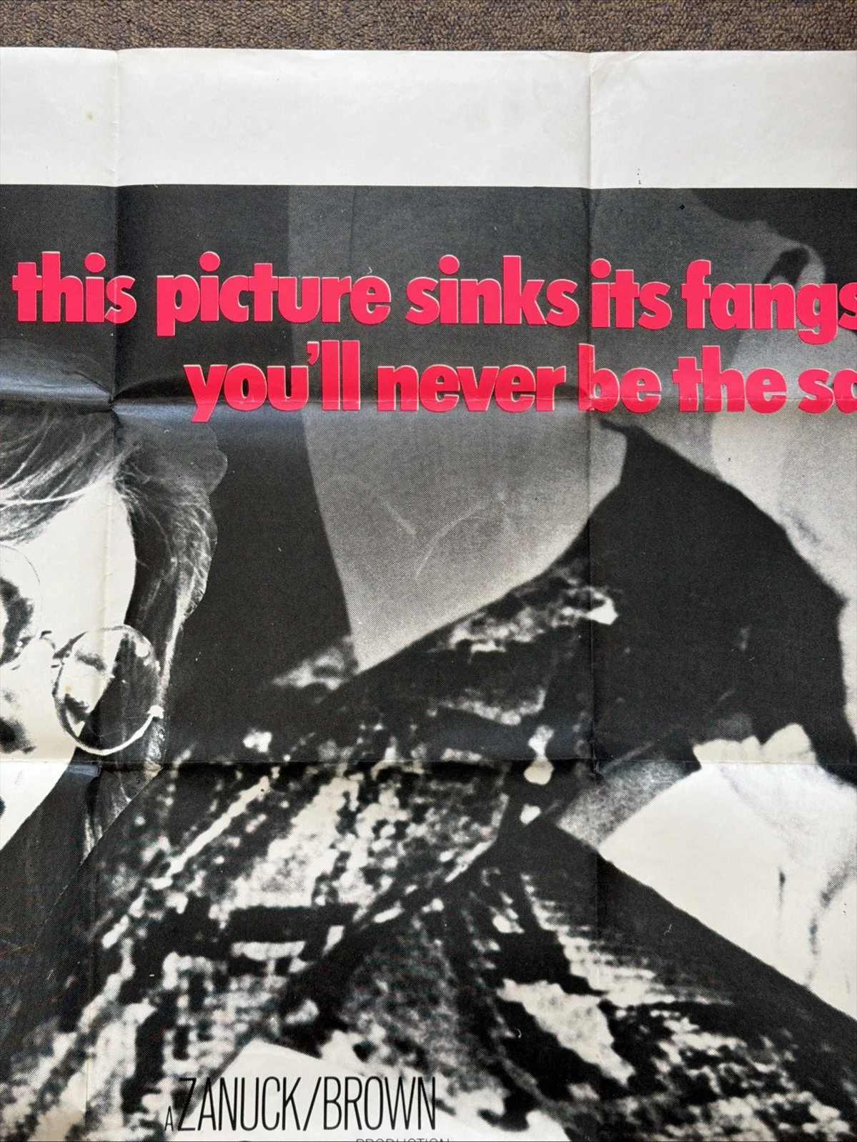 Vintage “S S S Snake” Movie Film Quad Poster (B Movie), изображение 5