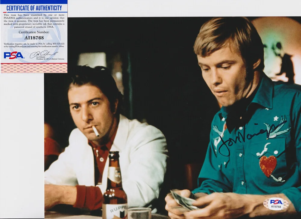 Jon Voight — Jon Voight Midnight Cowboy Signed Autograph 8x10 Photo PSA/DNA COA B