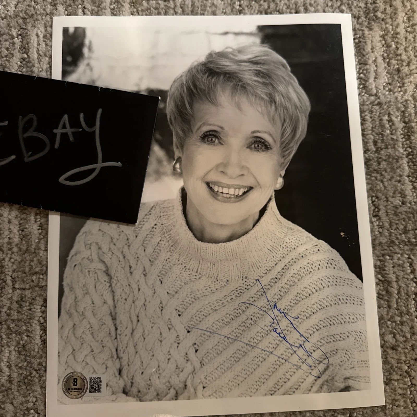 Jane Powell 8x10 SIGNED AUTOGRAPH PHOTO COA BAS, image 4