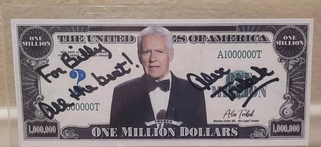 Alex Trebek Jsa Certified Autograph, image 3