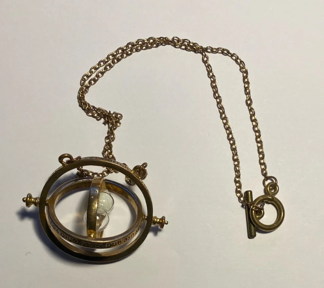 HARRY POTTER TIME TURNER REPLICA, SCAR CHARM, DEATHLY HALLOWS ORNAMENT, EARRINGS, изображение 4