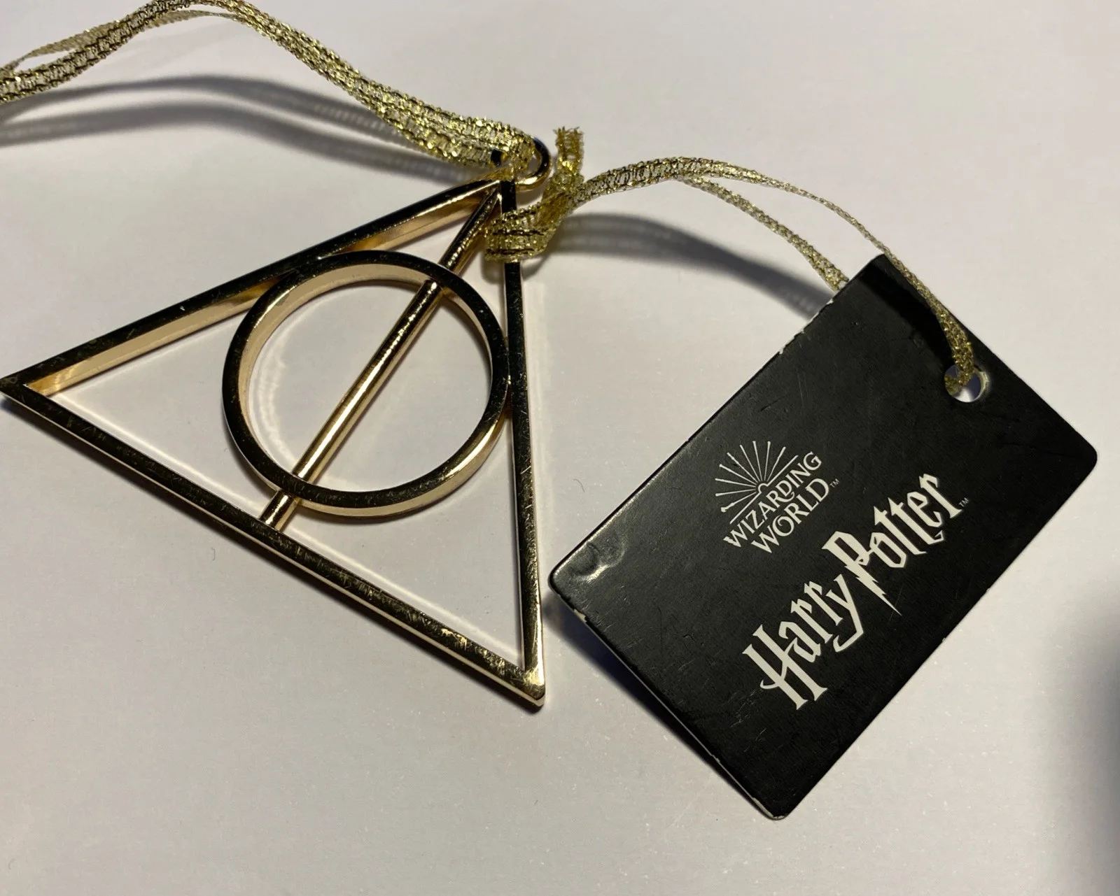 HARRY POTTER TIME TURNER REPLICA, SCAR CHARM, DEATHLY HALLOWS ORNAMENT, EARRINGS, изображение 5