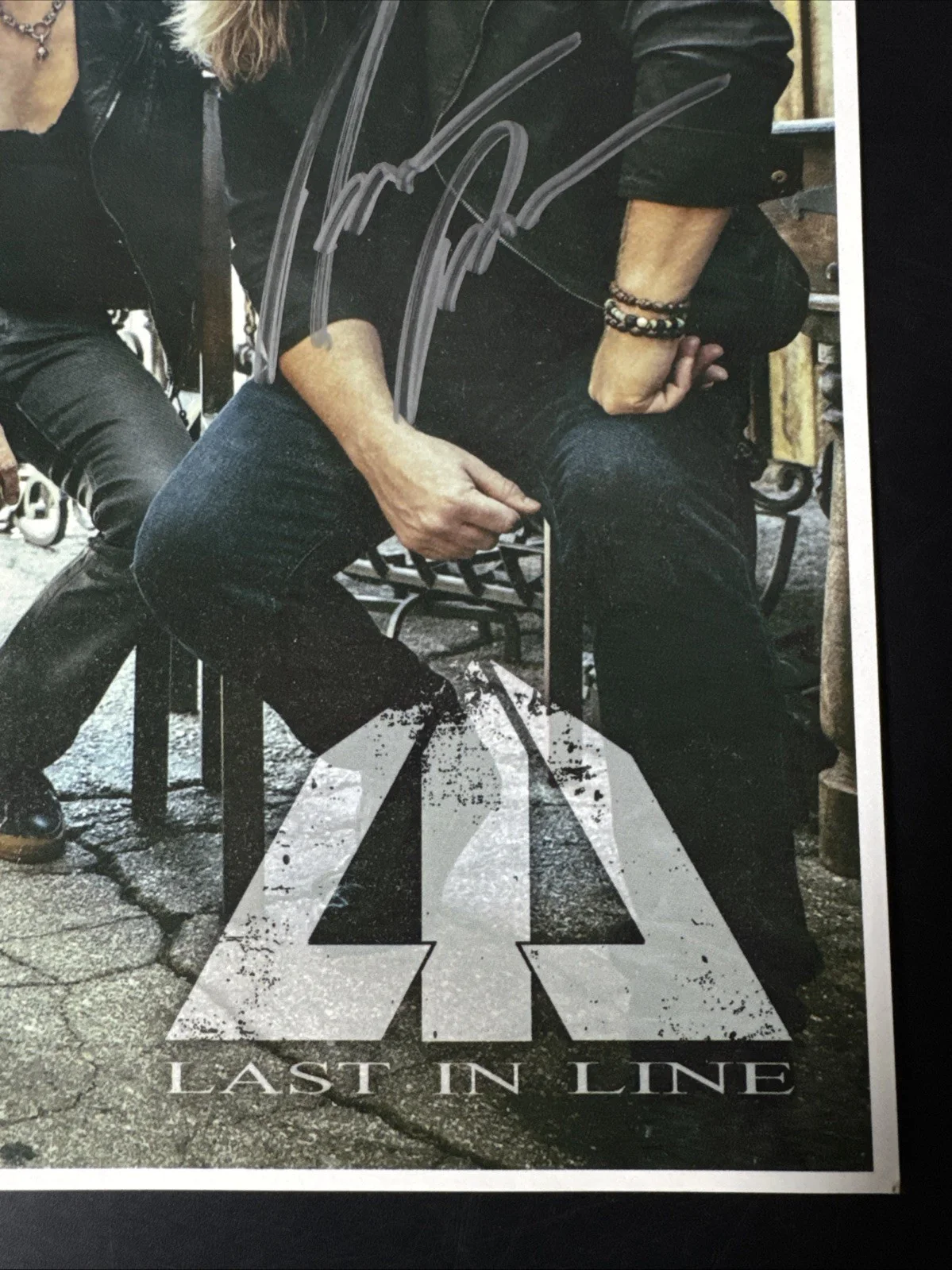 Last In Line Autographed 8.5”x11” Tour Photo, image 5