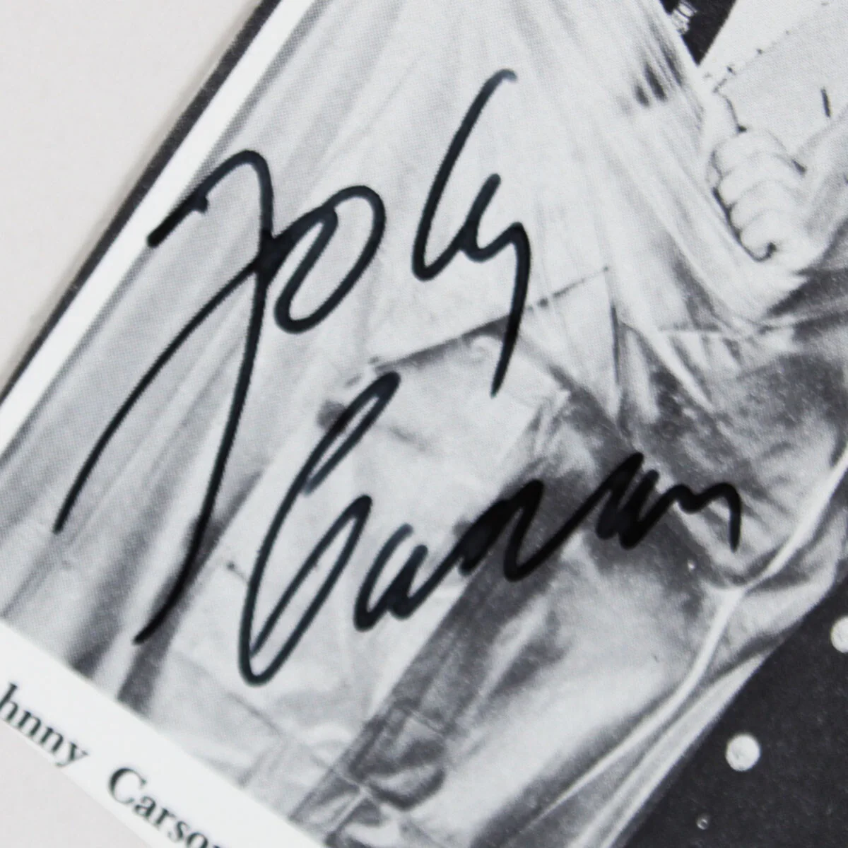 Johnny Carson Signed Photo - COA JSA, image 2