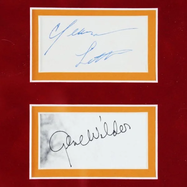 Blazzing Saddles Signed Photo Display (6) Cleavon Little, Gene Wilder, etc. –..., изображение 2