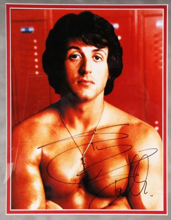 Rocky Signed Photo Sylvester Stallone- Shire Display COA JSA & PSA/DNA, изображение 2