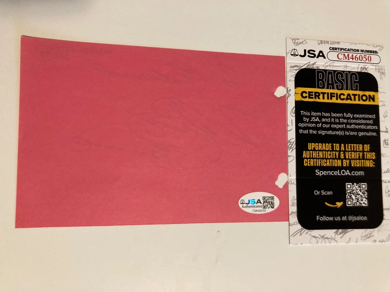VALERIE PERRINE — VALERIE PERRINE signed 4x6 paper "SUPERMAN","SLAUGHTERHOUSE-FIVE" JSA#CM46050, image 2