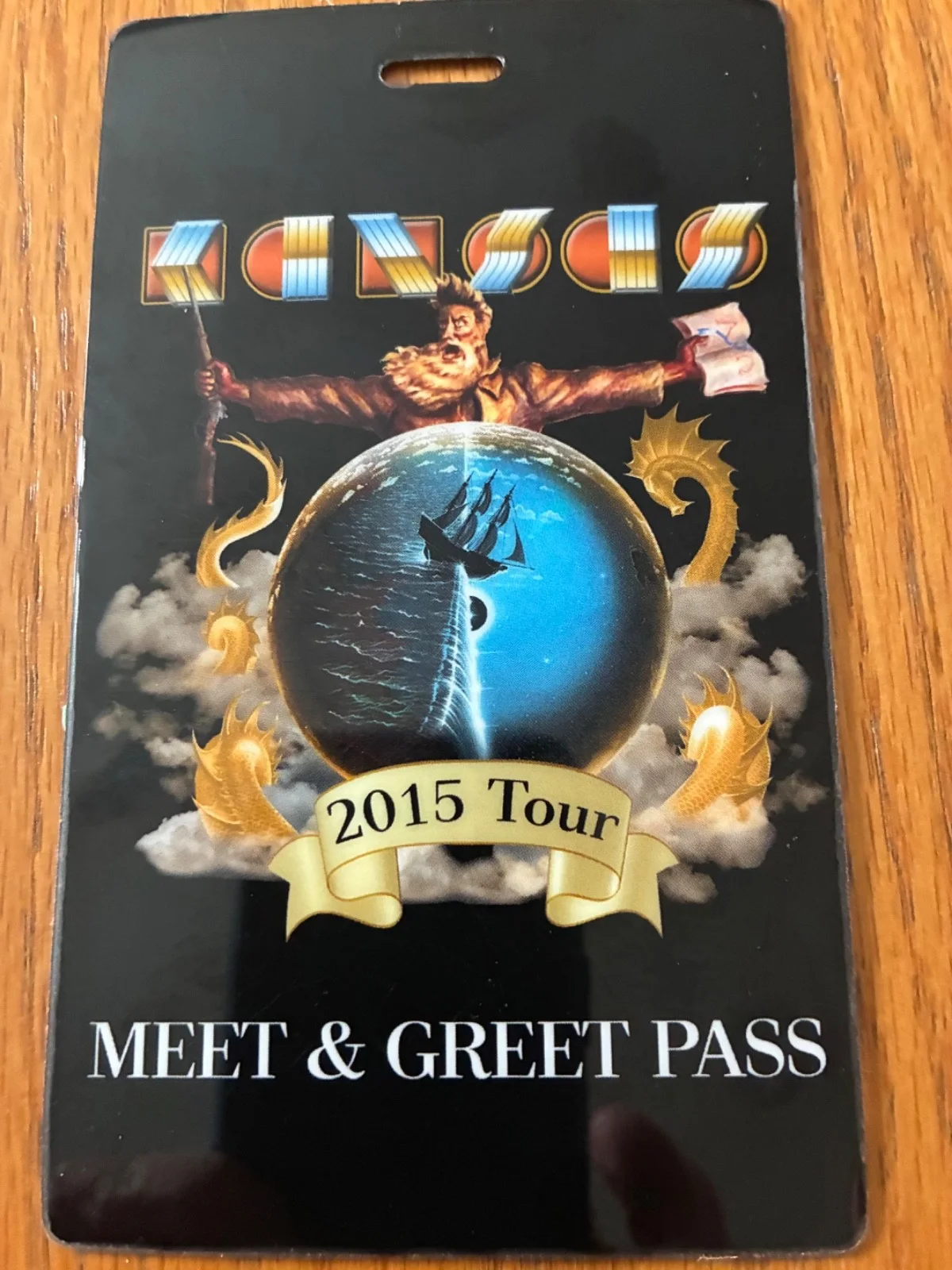 Kansas Band Signed 12" Cymbal In Person 10/23/2015 St. Charles Illinois, изображение 3