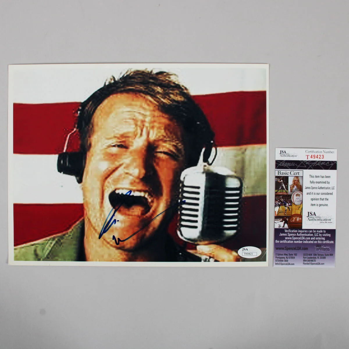 Robin Williams Signed Photo 8x10 - COA JSA, image 3