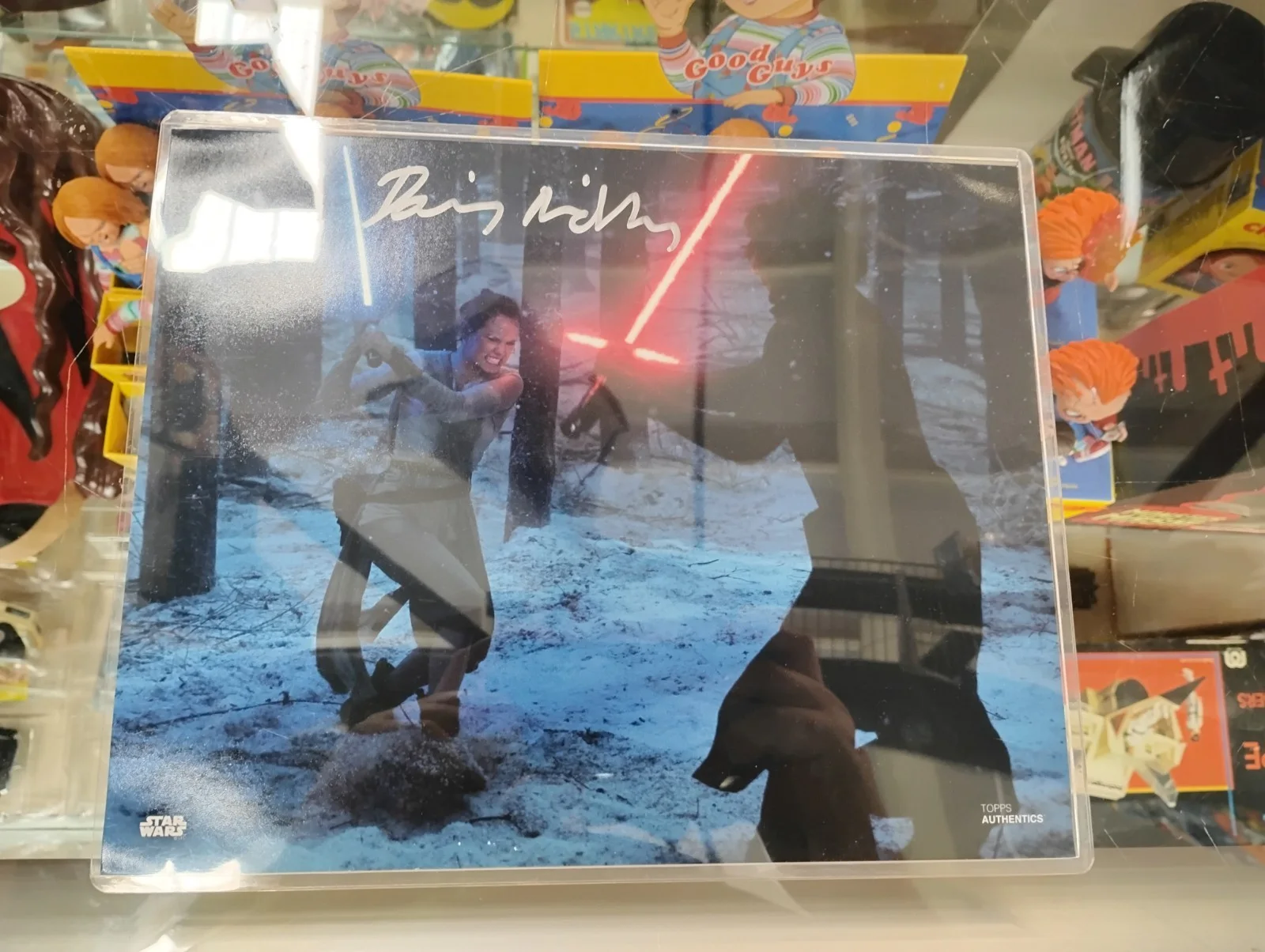 Daisy Ridley — Daisy Ridley Star Wars Topps Authentics 8x10 Autographed Signed Photo Bas cert