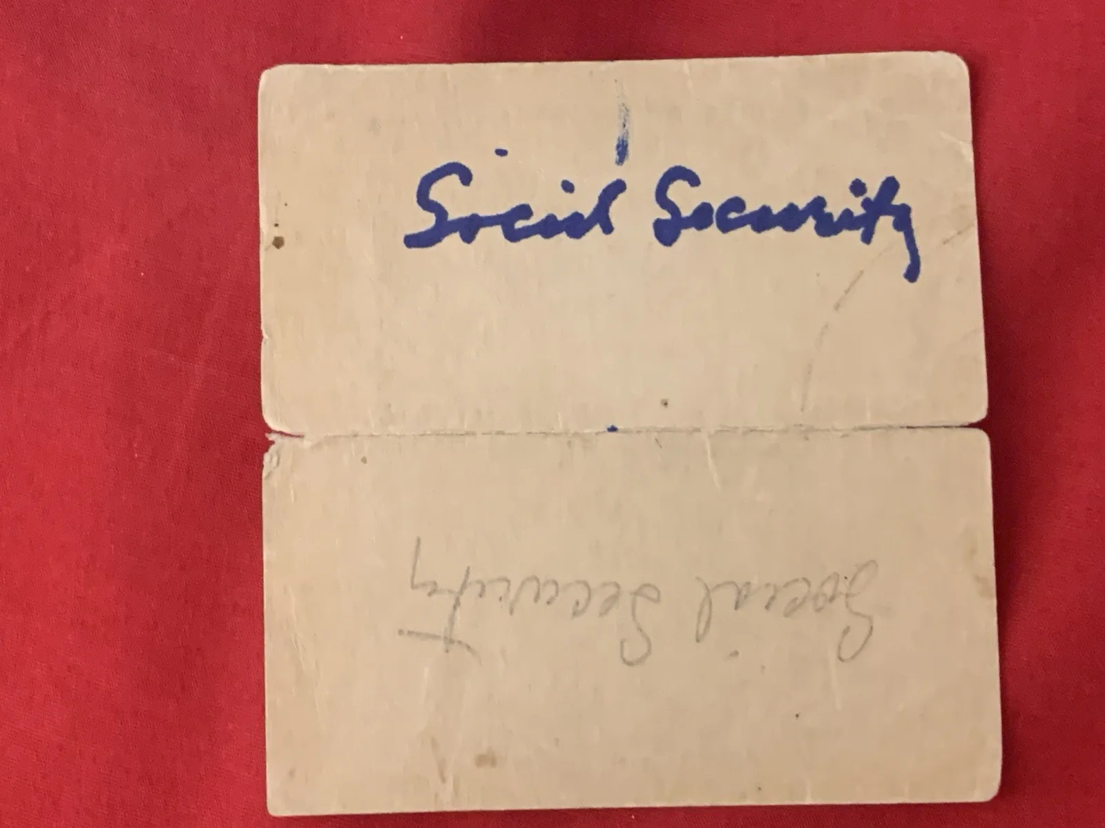 Vincent Price — Vincent Price Estate 1st Social Security Card Of Vincent Price W/Handwriting 20k, изображение 2