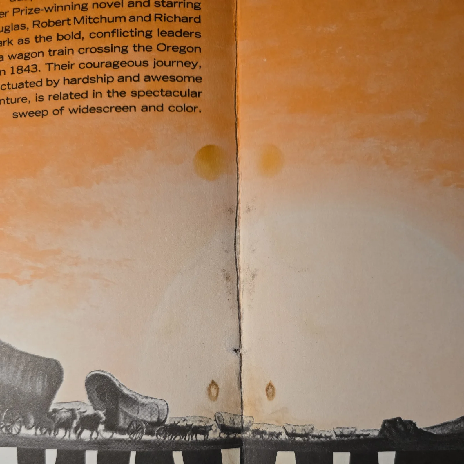 THE WAY WEST press book 1967 Kirk Douglas Robert Mitchum Lola Albright, image 3