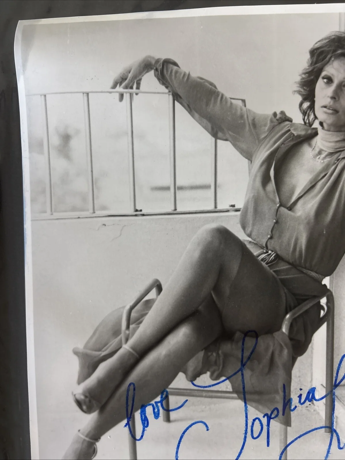SOPHIA LOREN Autographed signed 8x10 photo, изображение 2