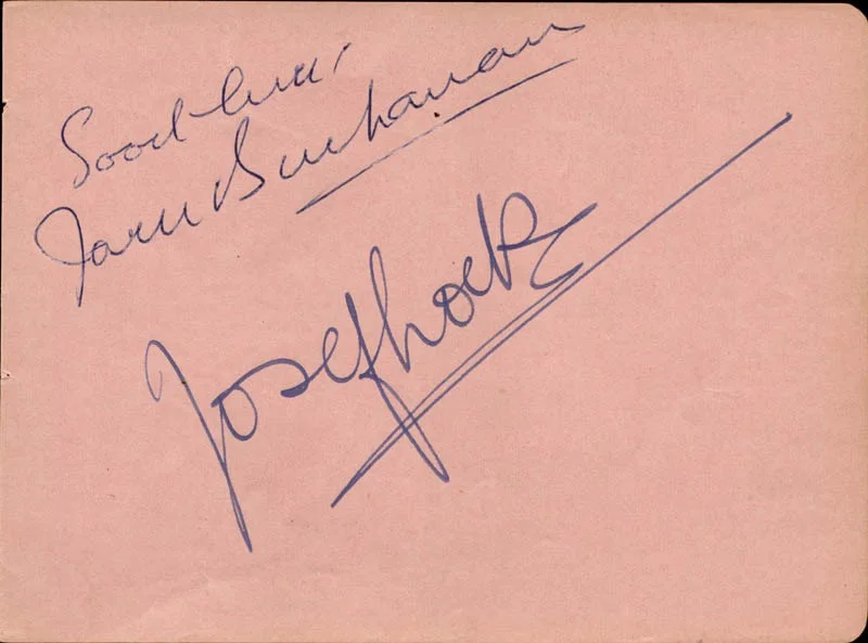 Allan Jones, Jack Buchanan, Irene Hervey — ALLAN JONES - AUTOGRAPH SENTIMENT SIGNED WITH CO-SIGNERS, image 2