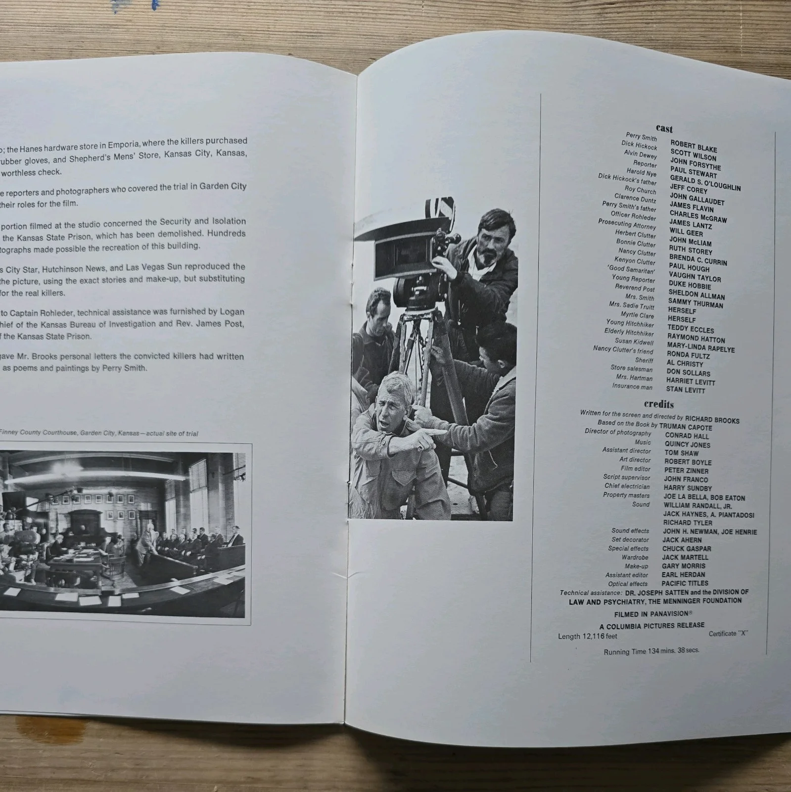 IN COLD BLOOD press book 1967 Truman Capote Richard Brooks story and photos, изображение 4