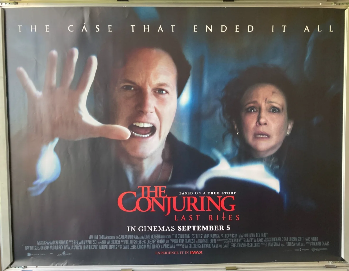 Cinema Poster: CONJURING LAST RITES, THE 2025 (Quad) Patrick Wilson Vera Farmiga, image 2