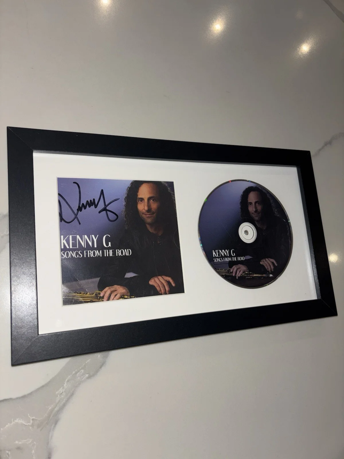 Kenny G Signed “Songs From The Road” Rare Edition CD Booklet/CD. Very Rare Find., изображение 2