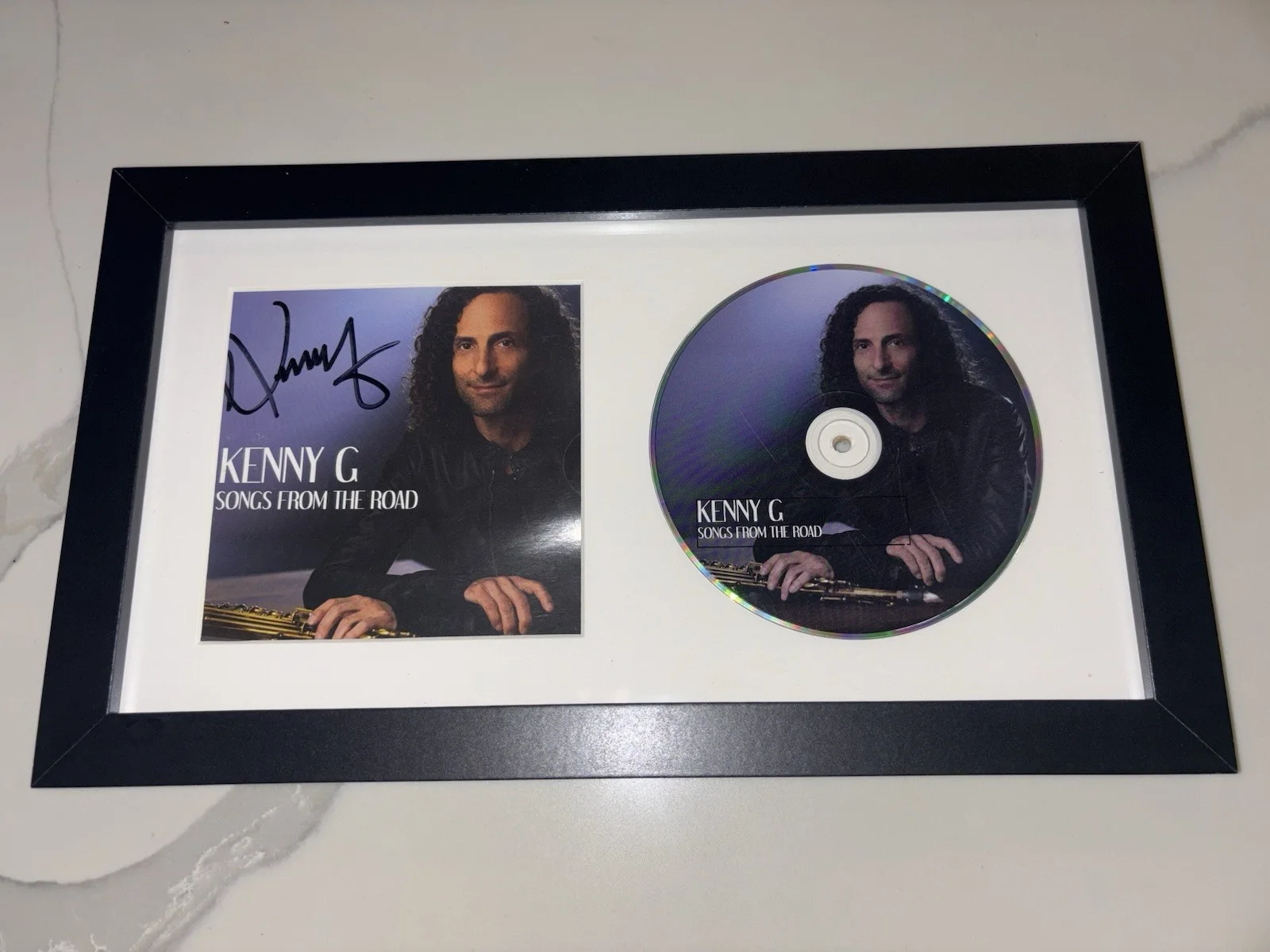 Kenny G Signed “Songs From The Road” Rare Edition CD Booklet/CD. Very Rare Find., изображение 3