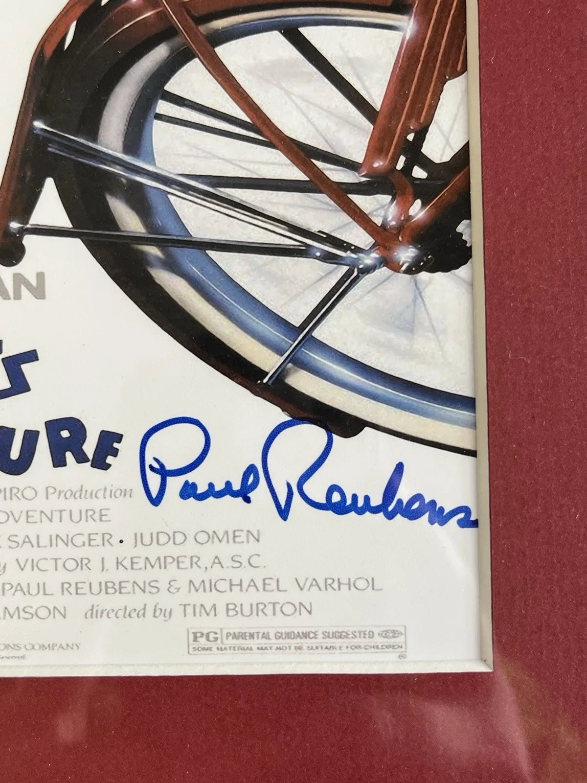 Paul Reubens — Paul Reubens Pee Wee Herman Signed Autograph 8x10 Beckett BAS, image 4
