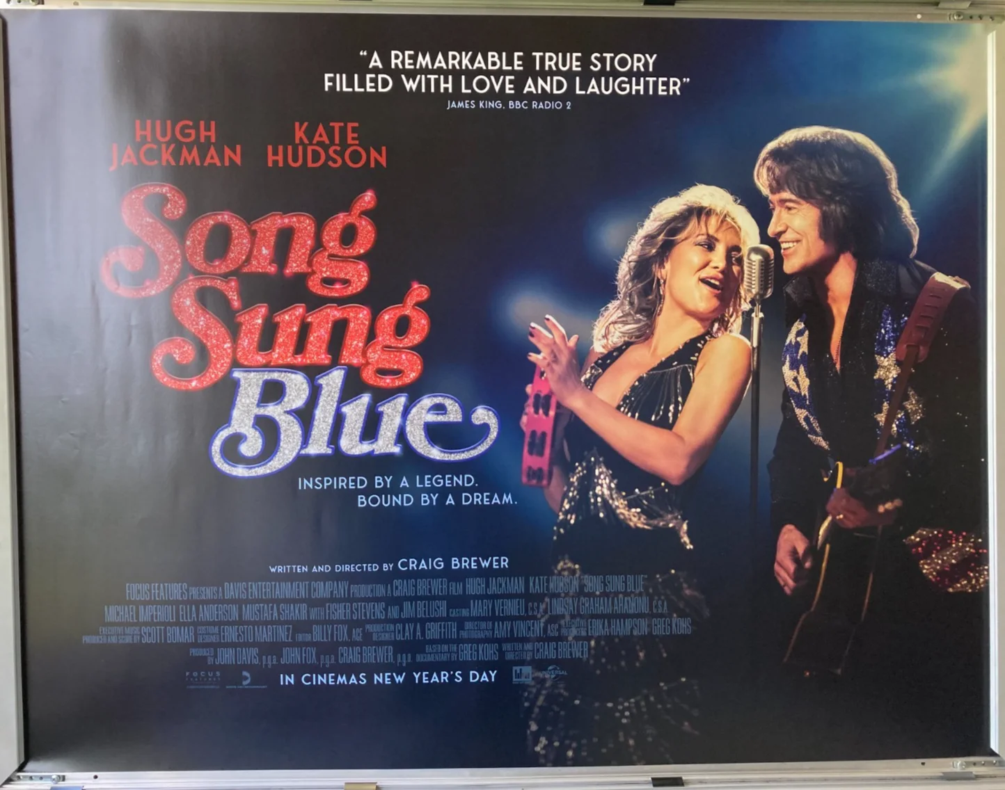 Cinema Poster: SONG SUNG BLUE 2026 (Quad) Hugh Jackman Kate Hudson Ella Anderson, изображение 2