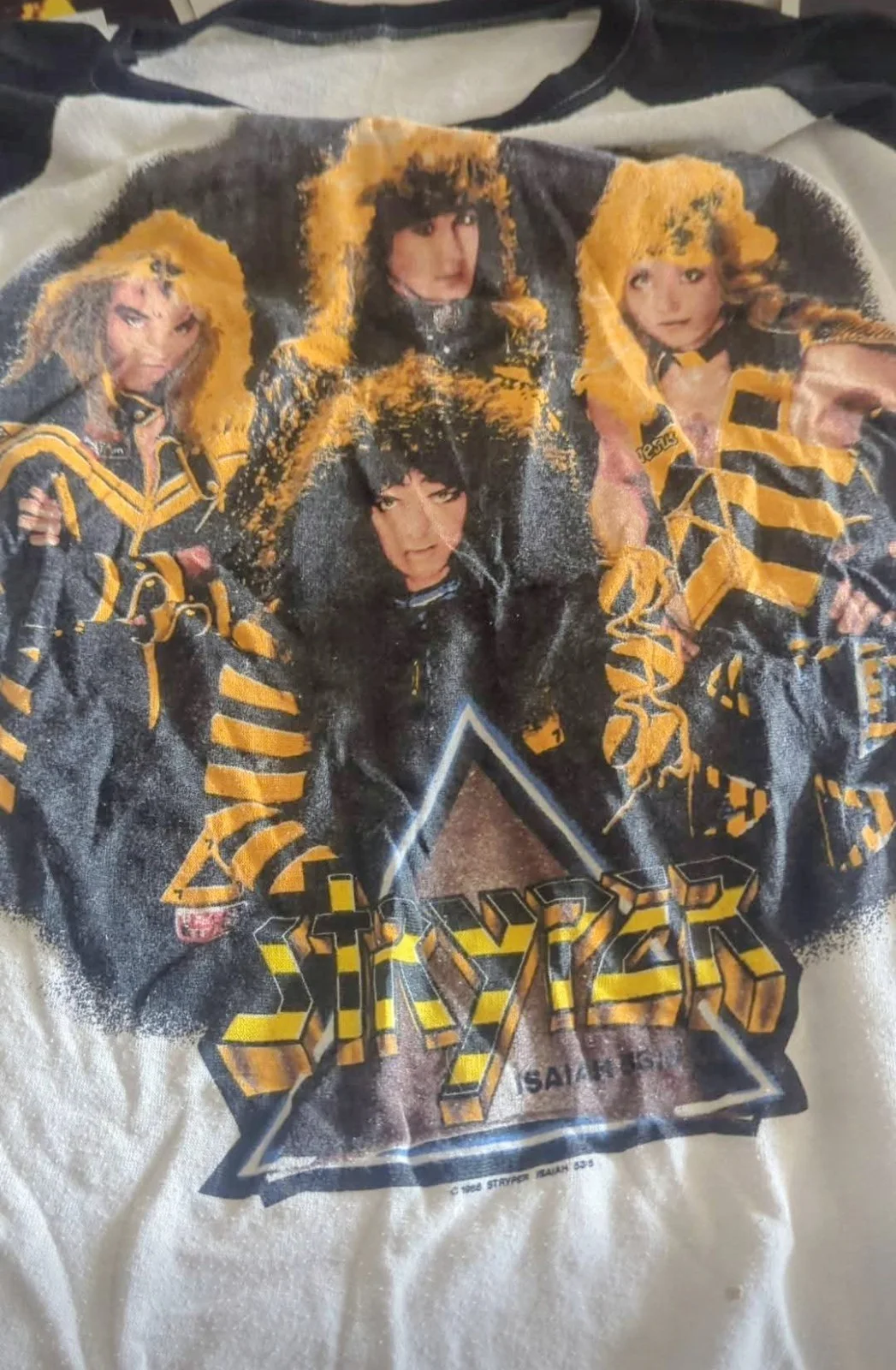 Stryper Autographed Men's T-Shirt To Hell With The Devil Tour '87 Original, изображение 4