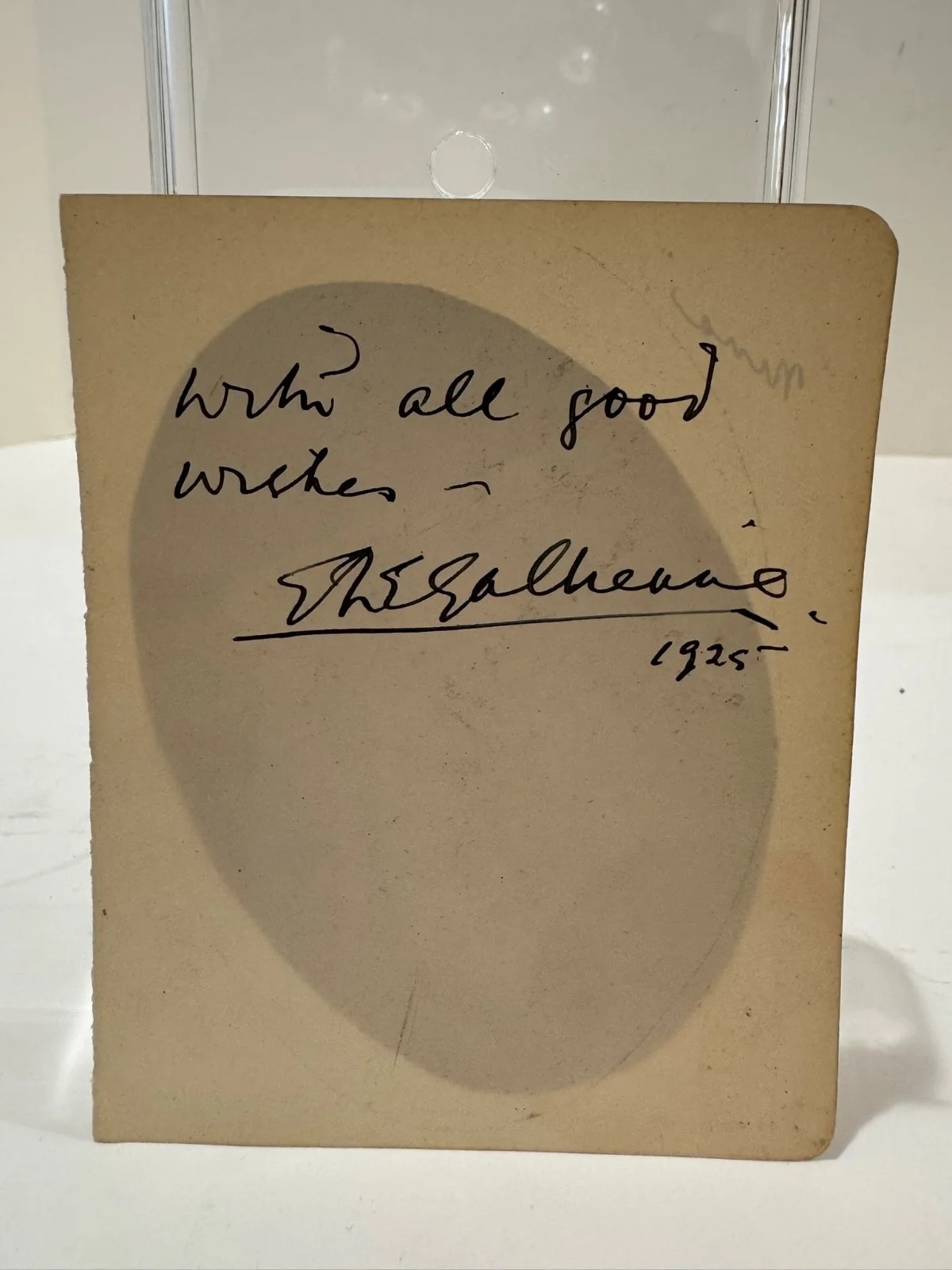 Eva Le Gallienne Signed Nina Photo Card with Collector Envelope, image 4