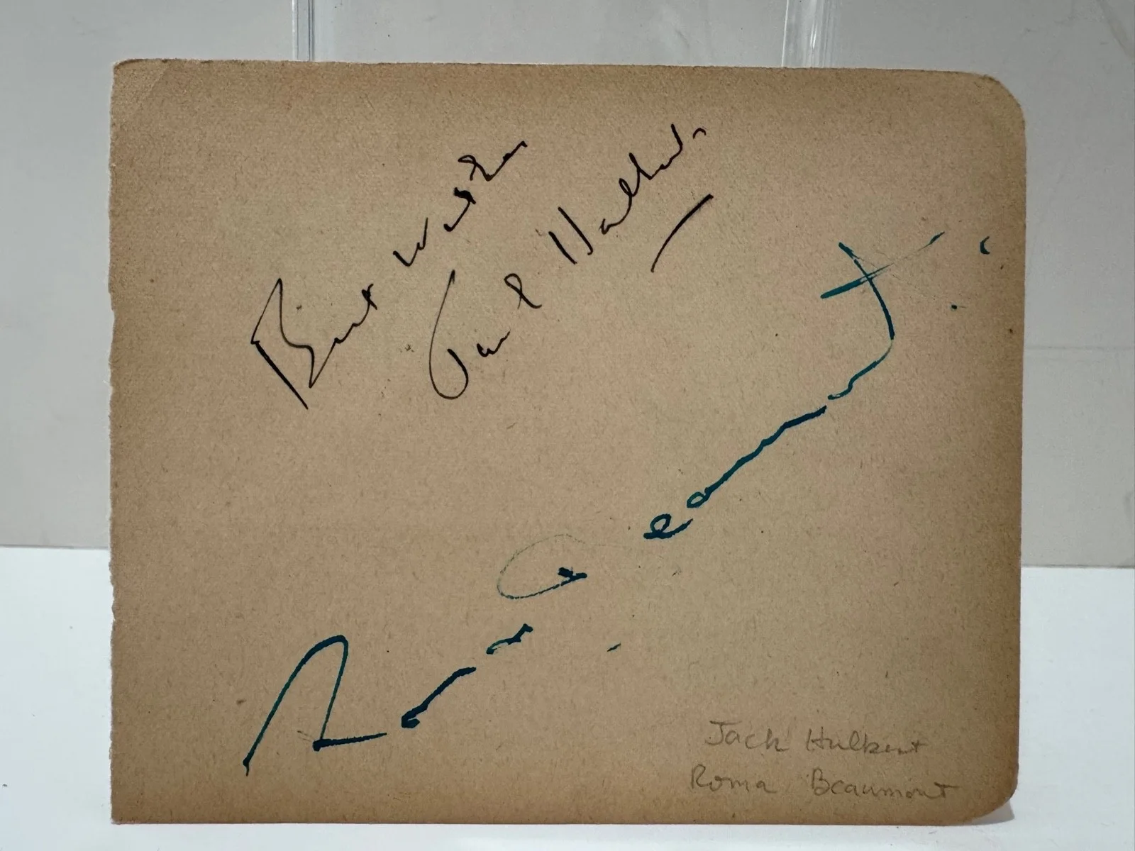 Ivor Novello Signed Autograph Group with Photo, image 4