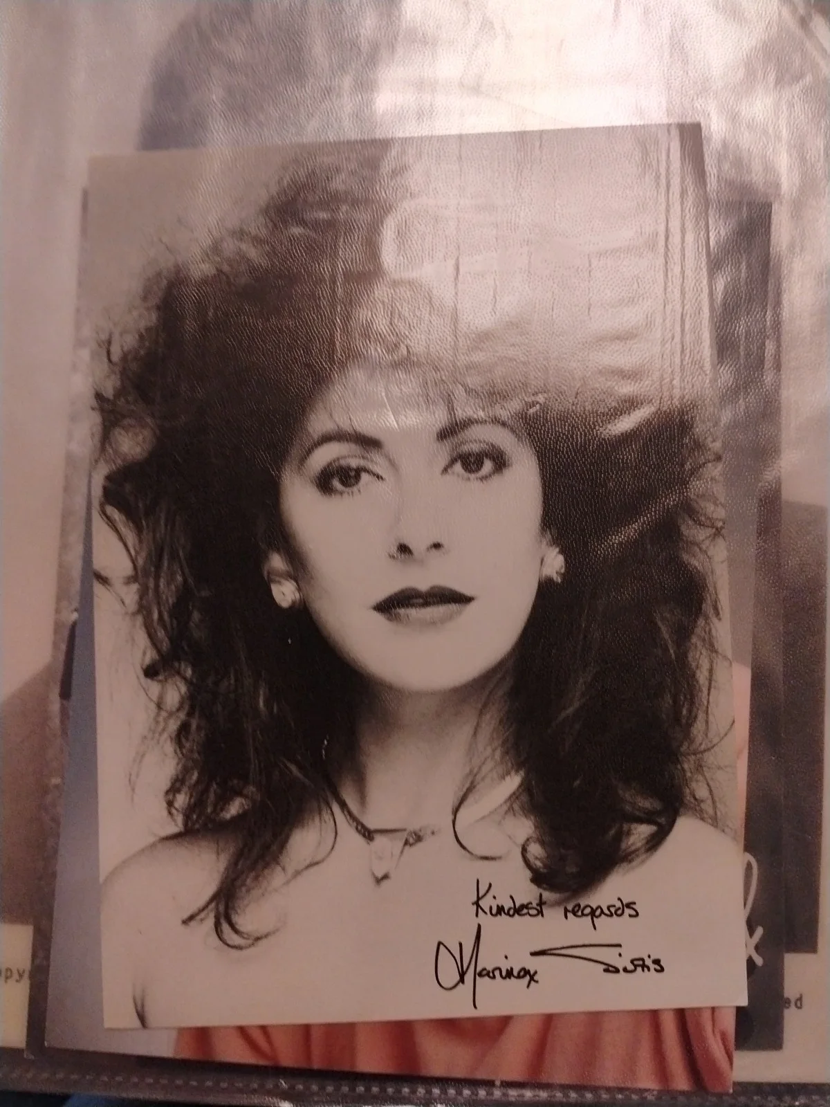 Marina Sirtis — Star Trek TNG Marina Sirtis as Diana Troi Autograph No COA
