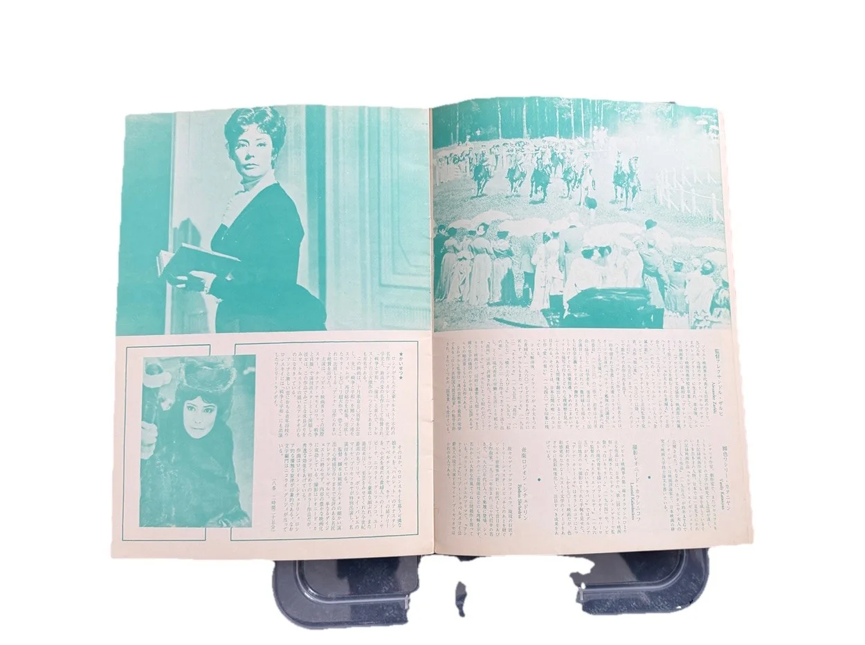 ANNA KARENINA 1967 Japanese Movie Program A4 Tatyana Samoylova Nikolai Gritsenko, изображение 3