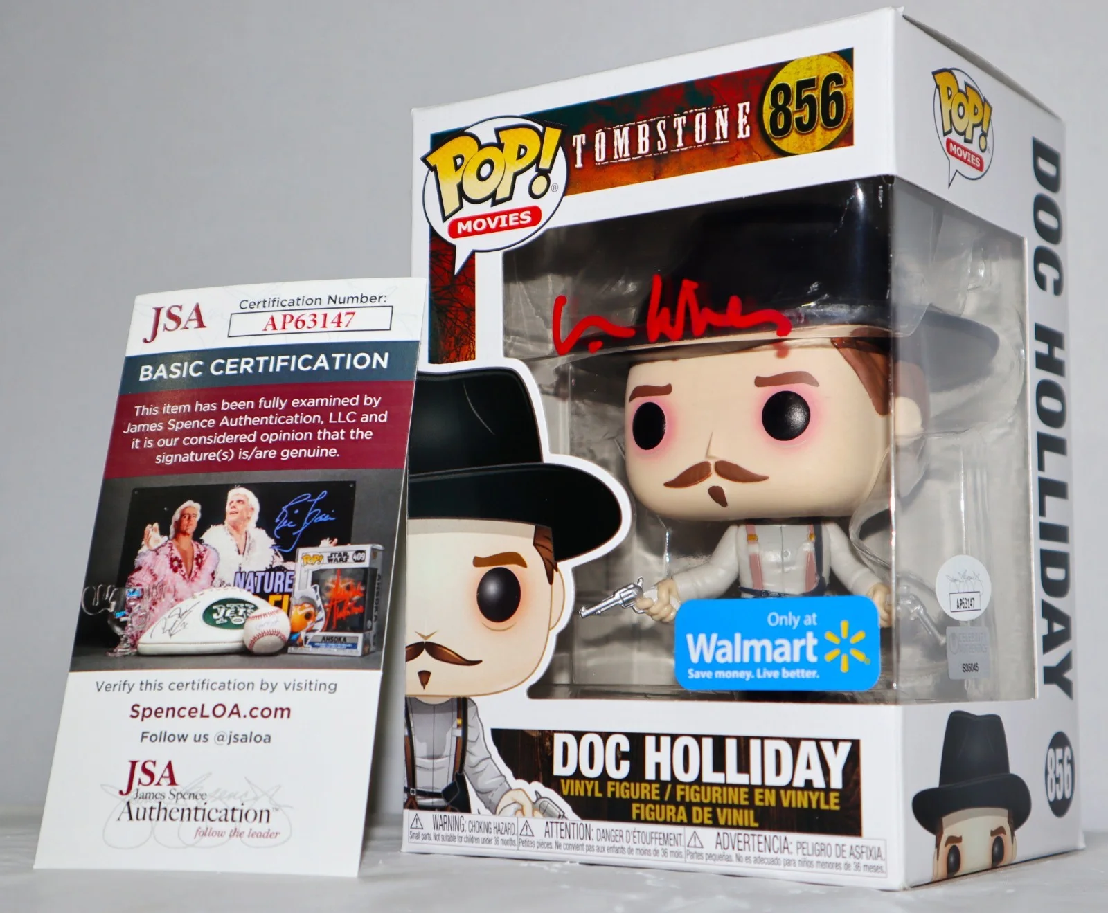 Val Kilmer — 🤠🐎🔥 Val Kilmer Signed Autographed Doc Holliday Tombstone Funko POP JSA PSA, изображение 4
