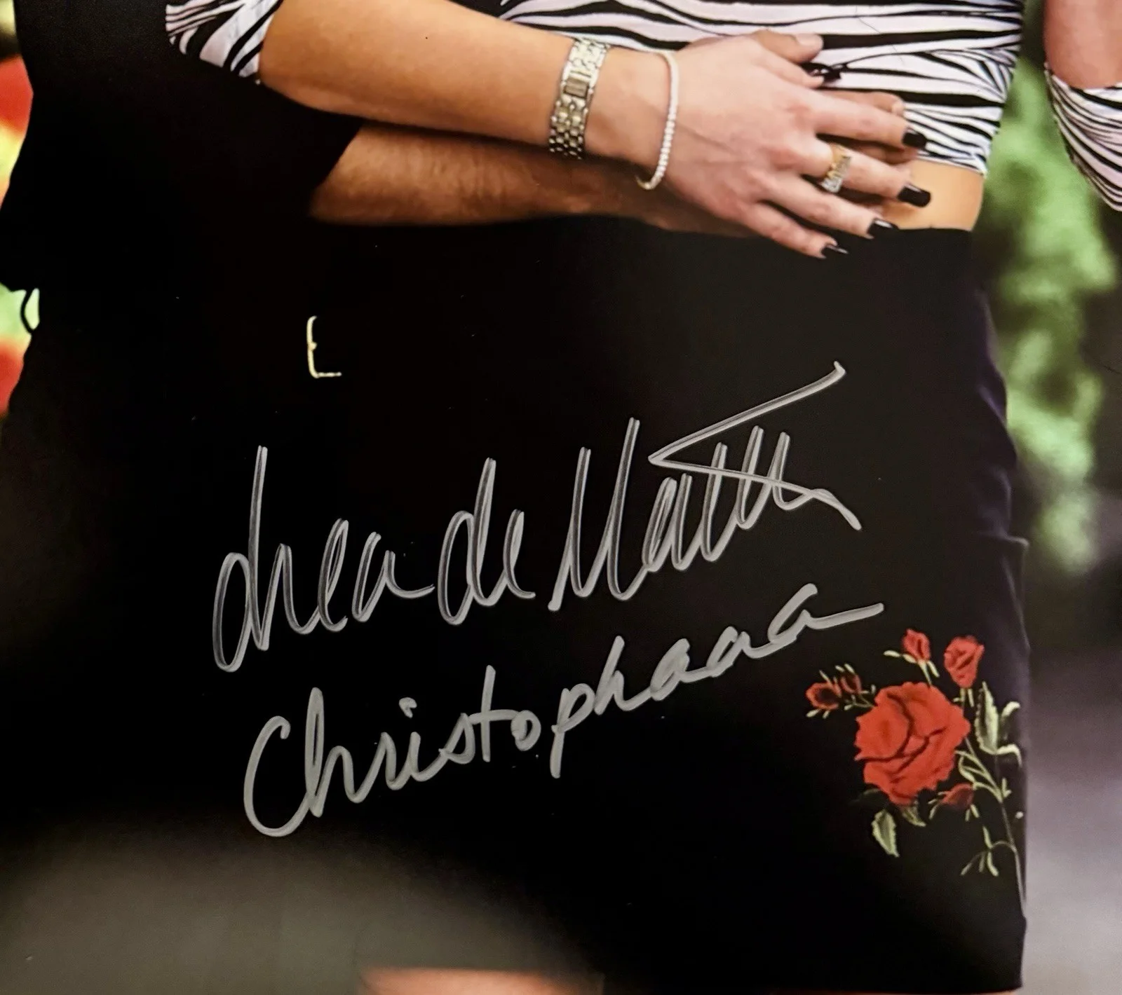 Drea De Matteo — Sopranos Drea DeMatteo Adriana W/ Christafaa Inscription signed 12x18 Photo JSA!, изображение 2