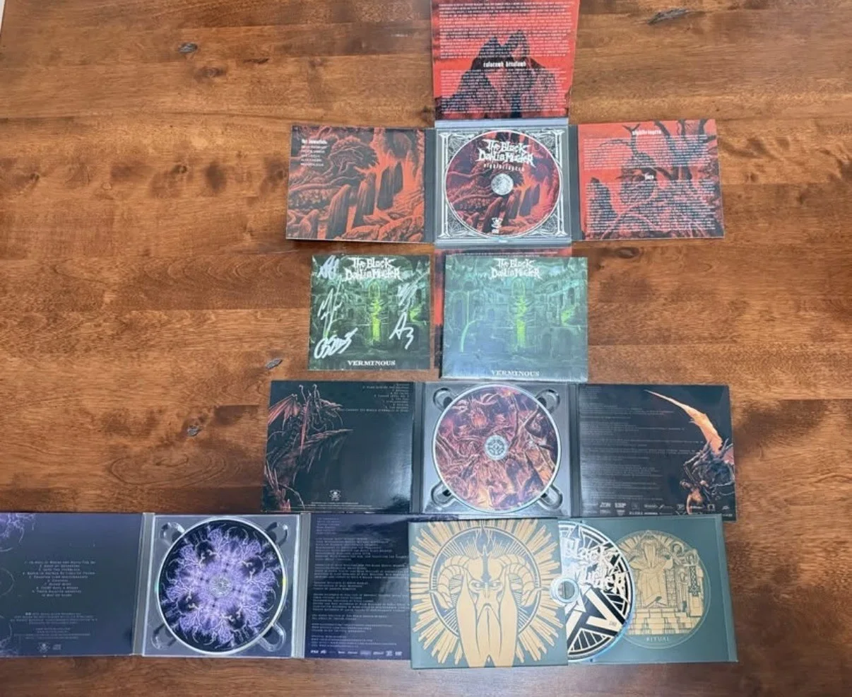 The Black Dahlia Murder 5 CD Lot + Band Signed CD Booklet, image 3