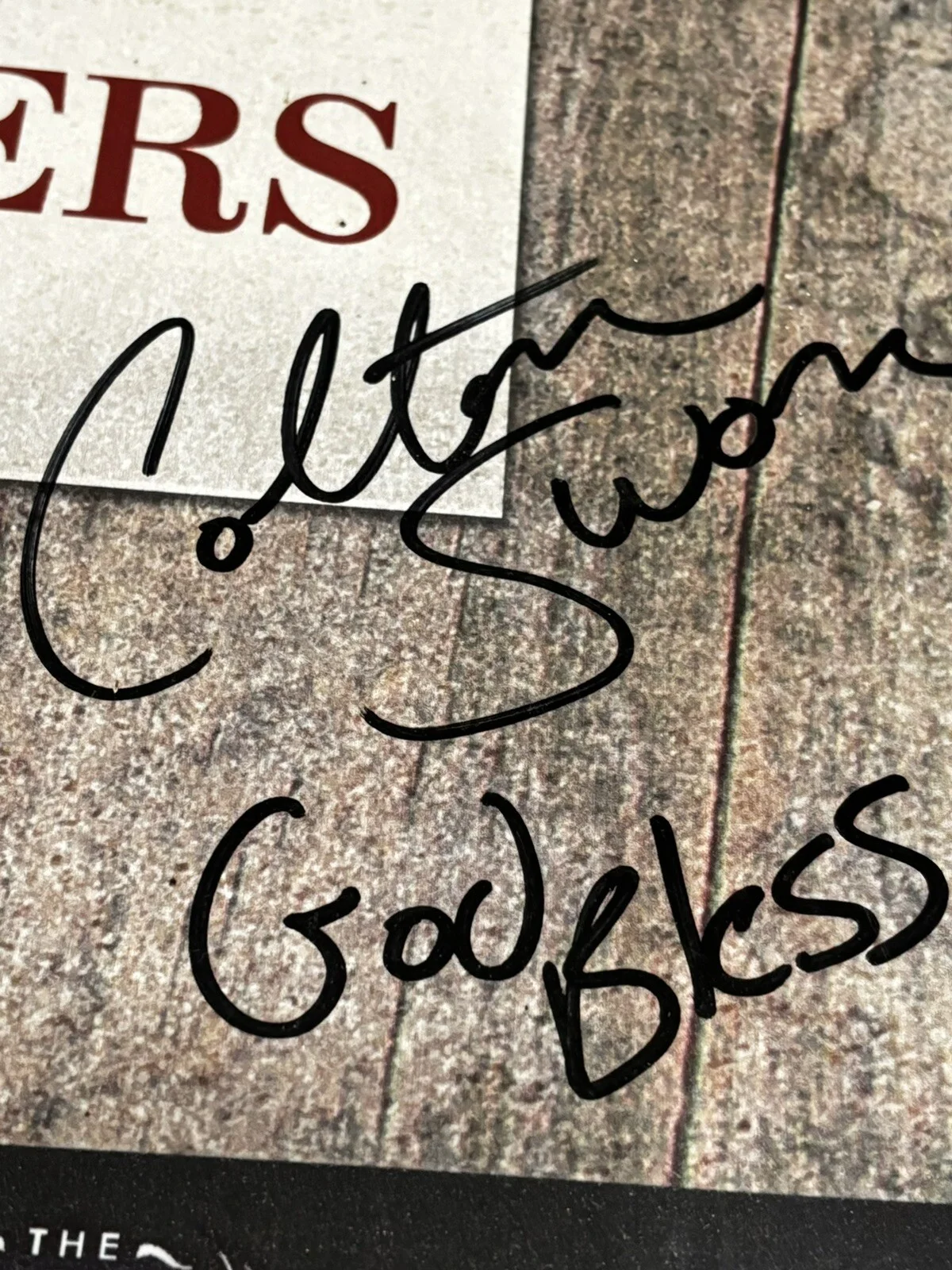 Swon Brothers SIGNED 2013 Promo Poster |Promotional THE JOINT Tulsa The Voice, изображение 4