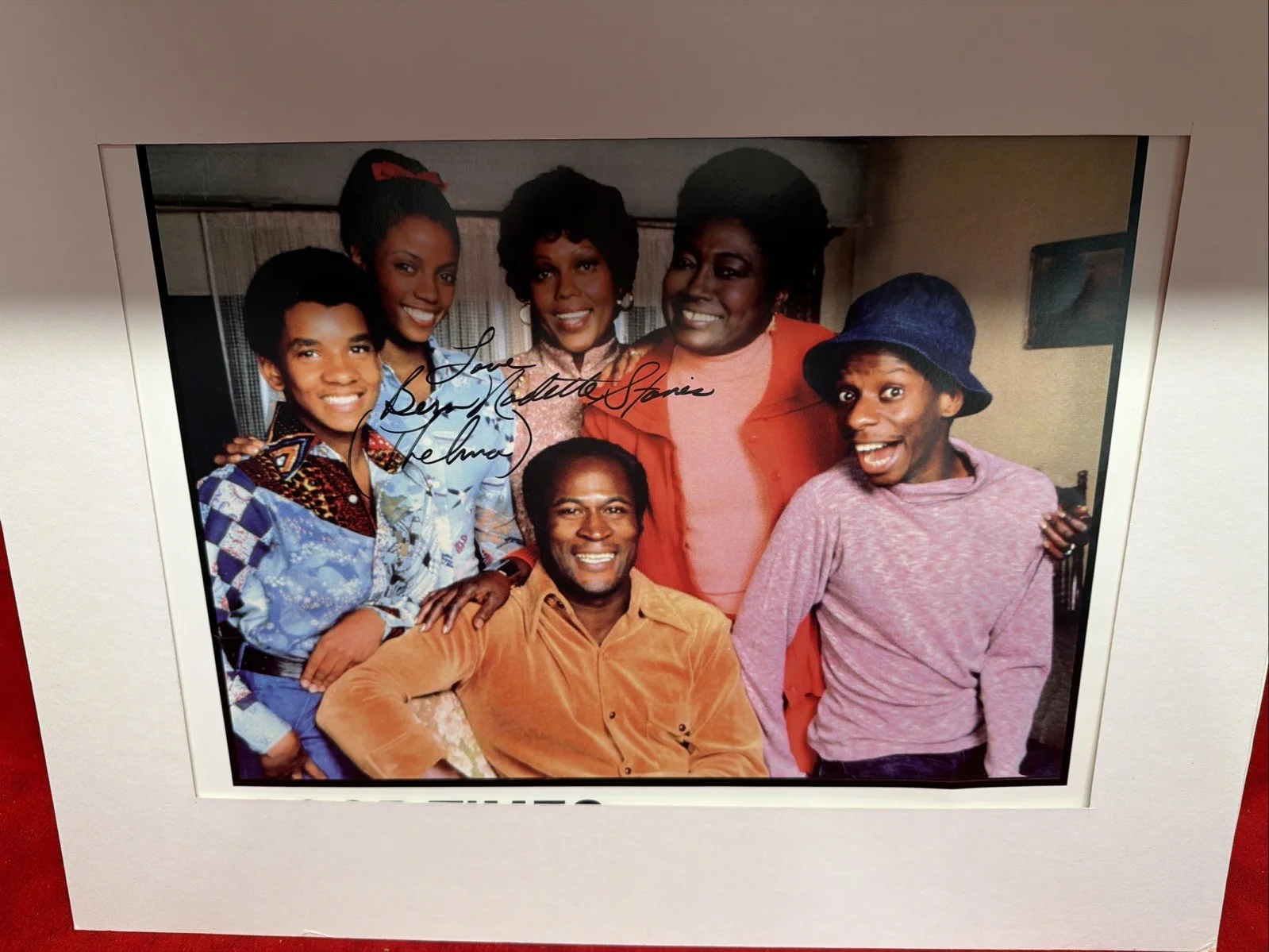 GOOD TIMES TV SHOW CAST-MEMBER AUTOGRAPHED PHOTO, изображение 2