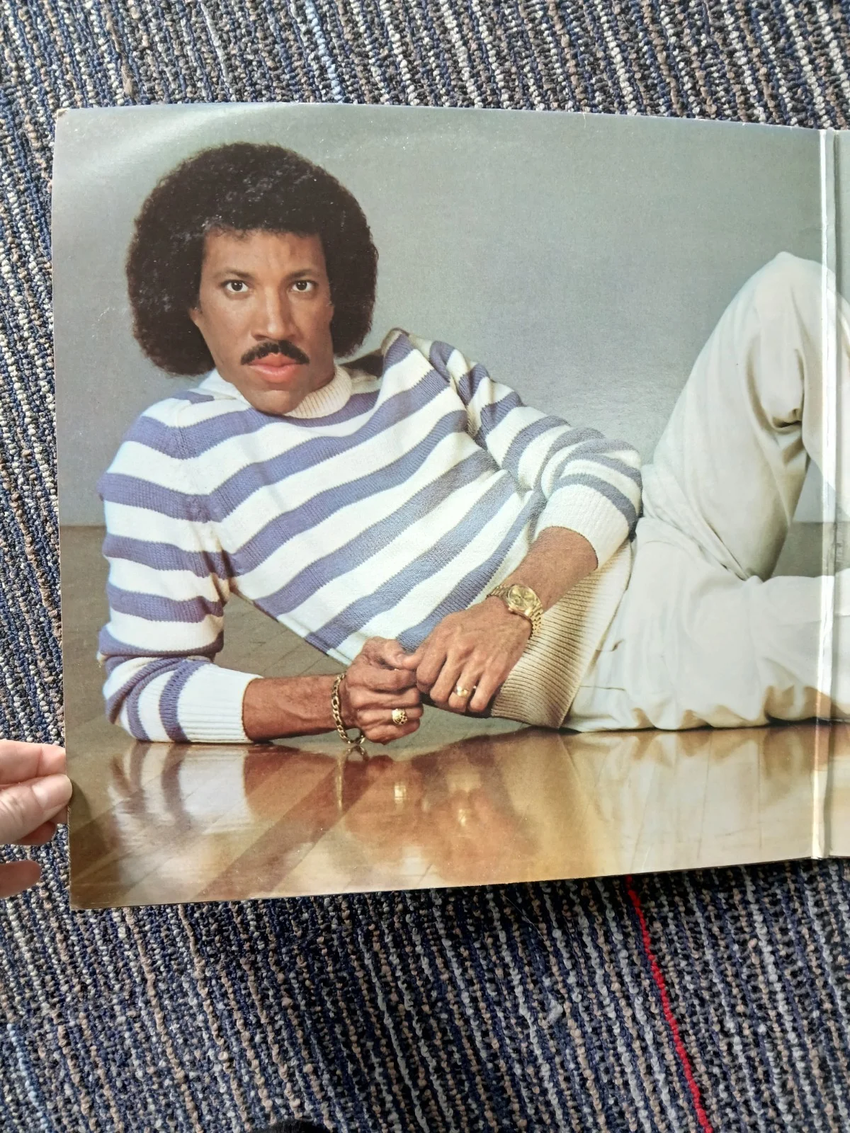 Lionel Richie Rare Signed Autographed Vinyl Record Album 1982, image 2