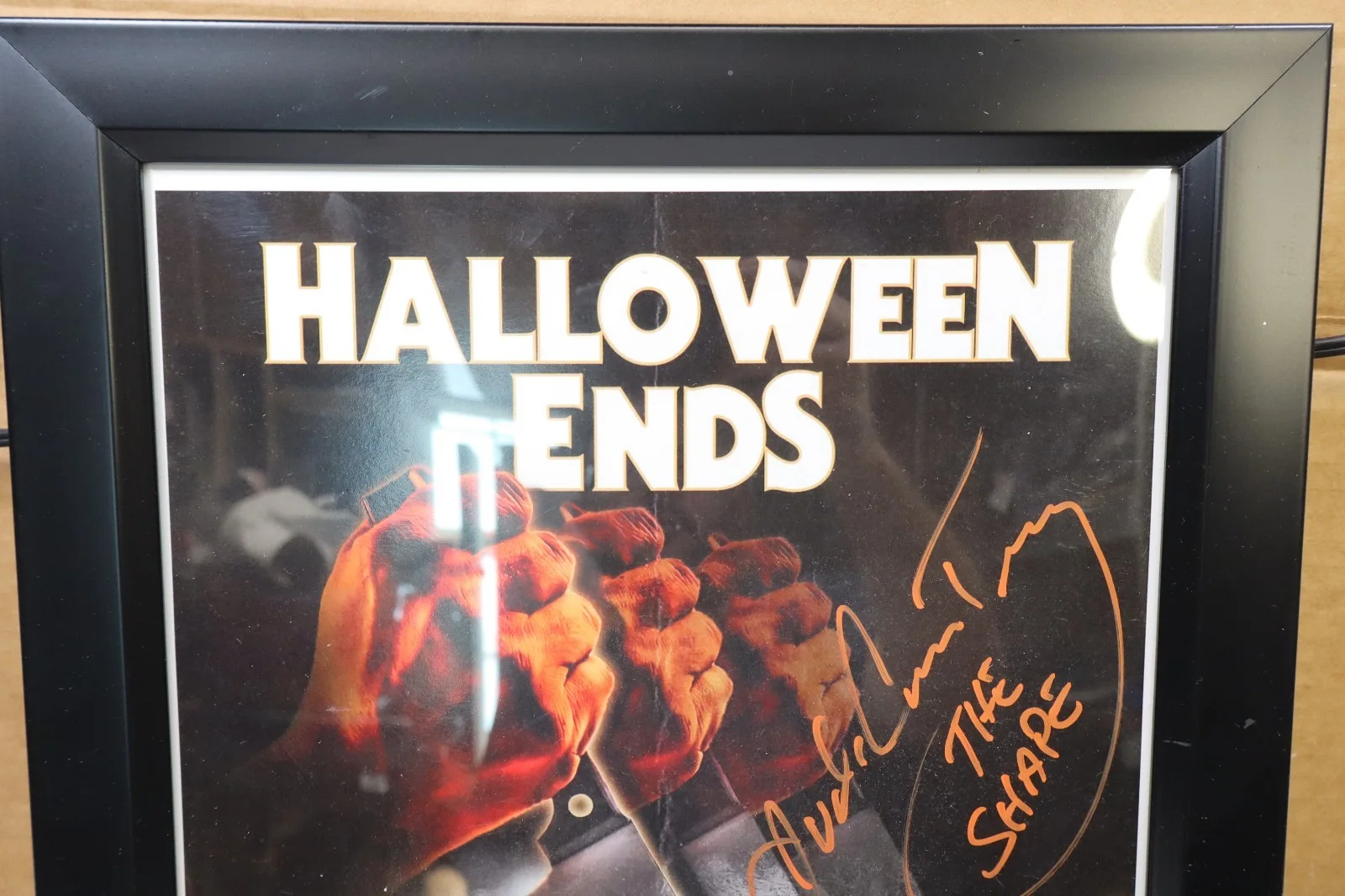 Halloween Ends Movie Poster 2022 Signed James Jude Courtney, изображение 2