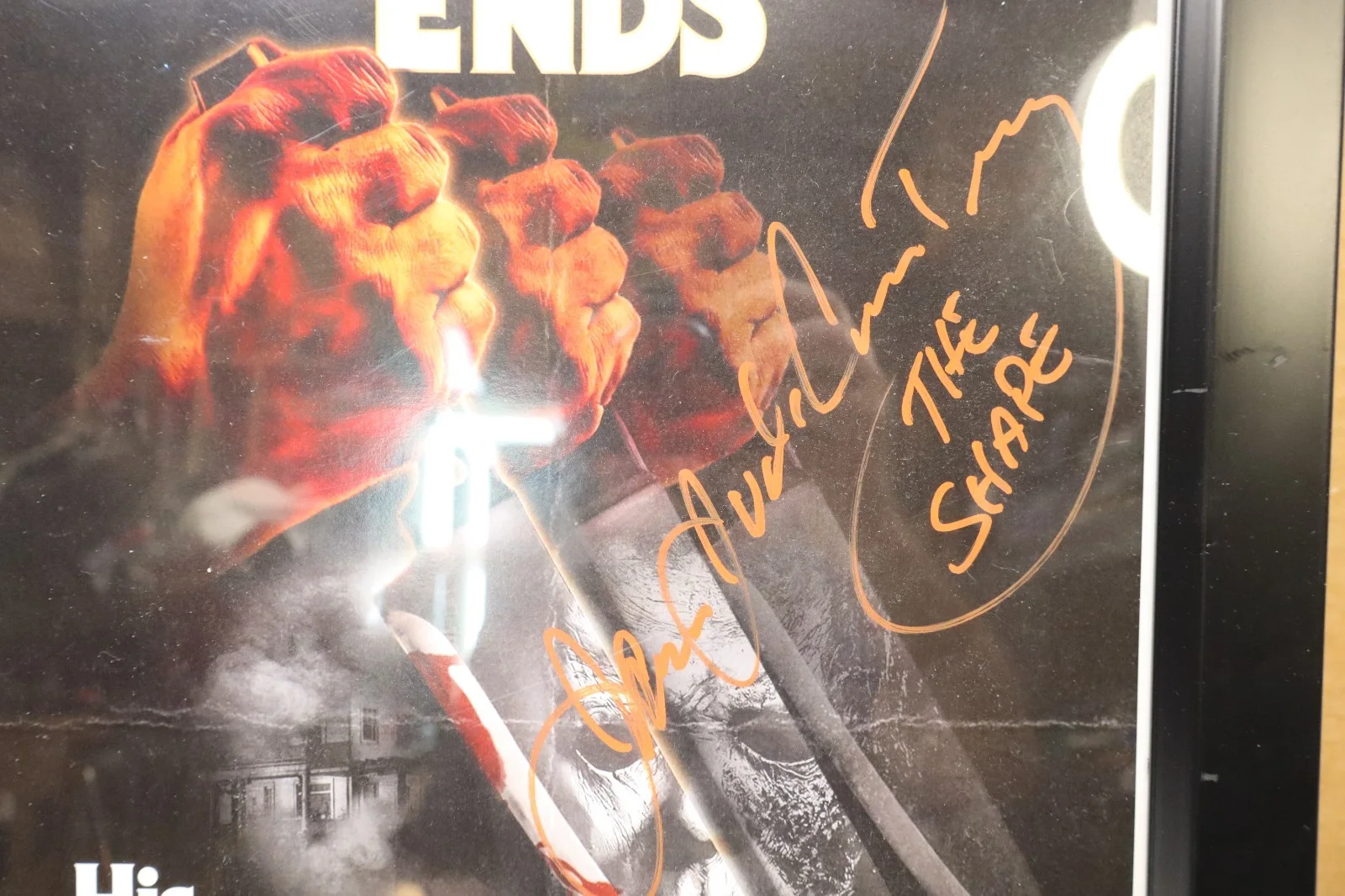 Halloween Ends Movie Poster 2022 Signed James Jude Courtney, изображение 3