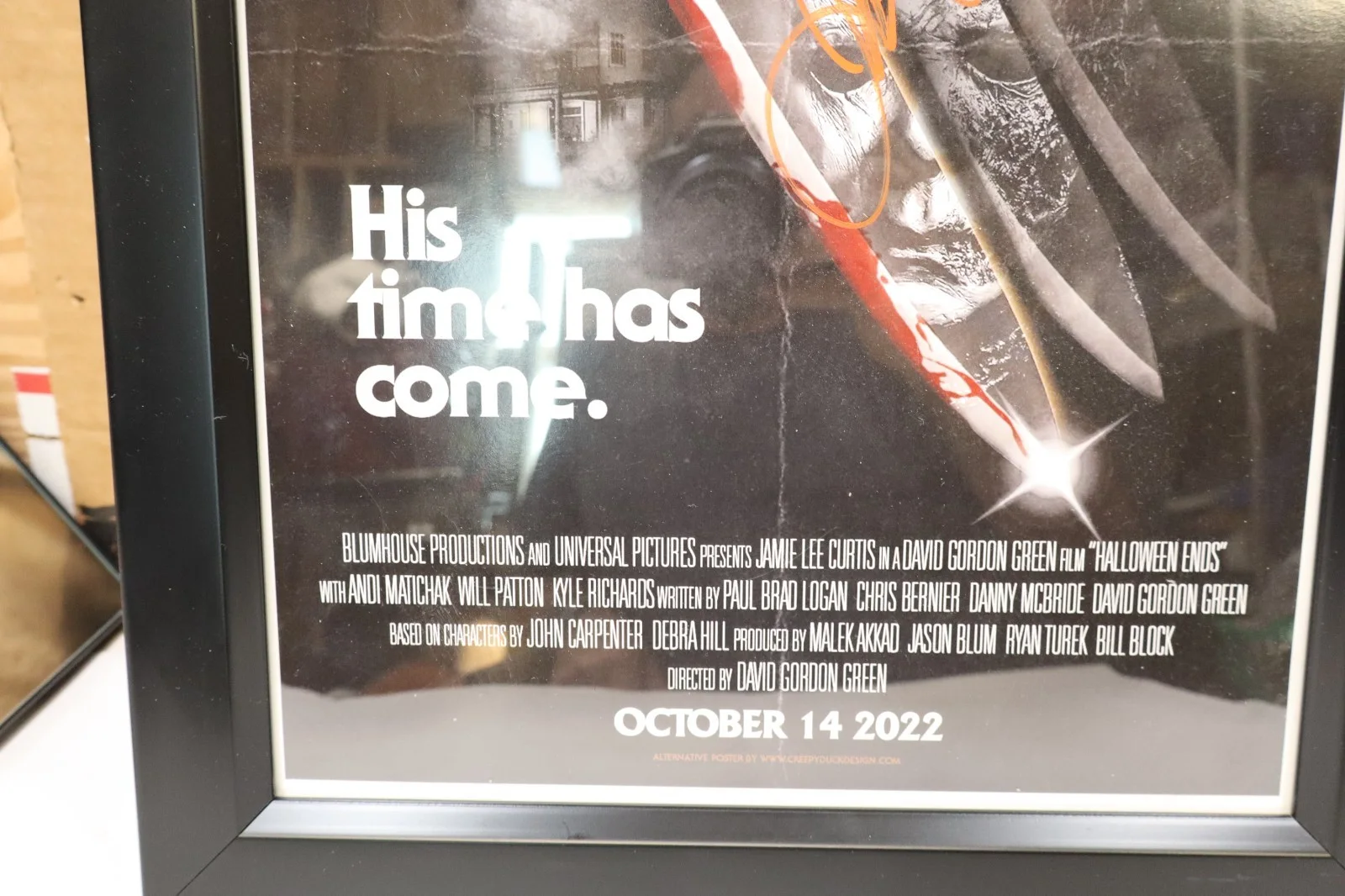Halloween Ends Movie Poster 2022 Signed James Jude Courtney, изображение 4