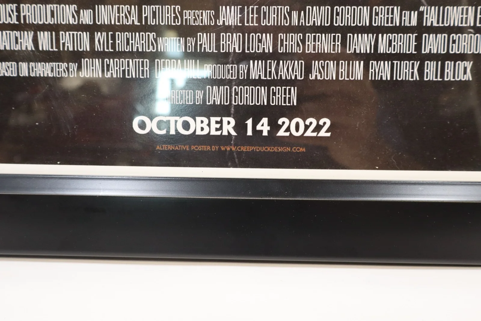 Halloween Ends Movie Poster 2022 Signed James Jude Courtney, изображение 5