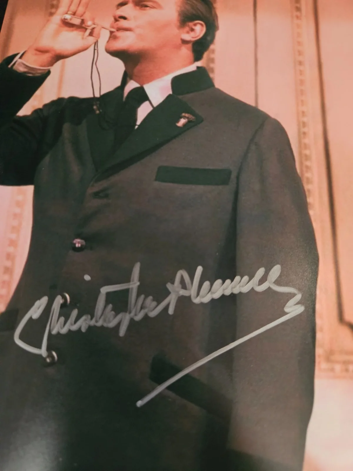 Christopher Plummer — Christopher Plummer Signed Sound Of Music 8x10 Photo BAS, изображение 3