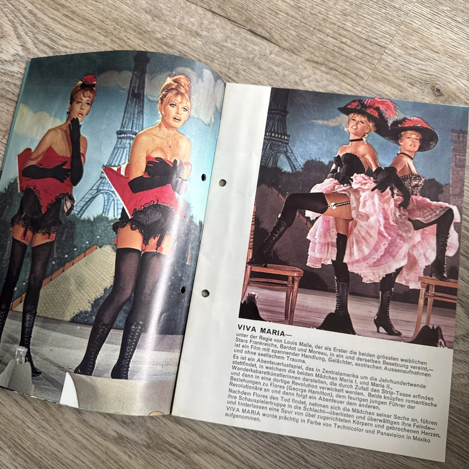 V Rare VIVA MARIA! German Cinema Programme Brigitte Bardot Jeanne Moreau 1965, image 4
