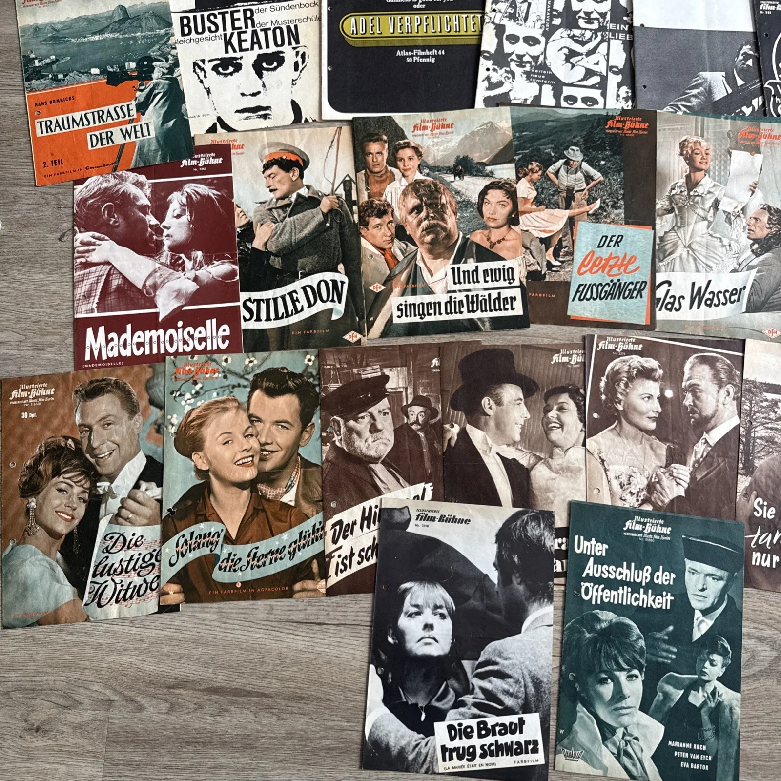 55 x Rare German Cinema Movie Vintage Programmes 1950’s & 1960’s Bulk Job Lot, изображение 2