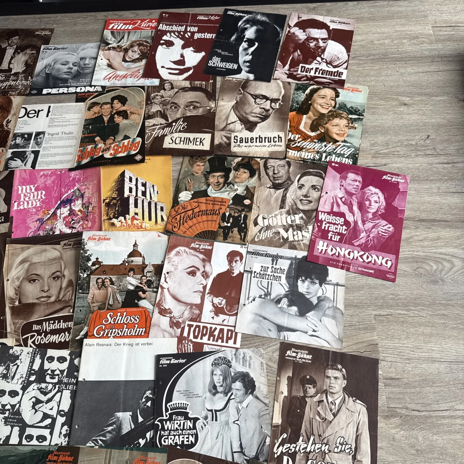 55 x Rare German Cinema Movie Vintage Programmes 1950’s & 1960’s Bulk Job Lot, изображение 4