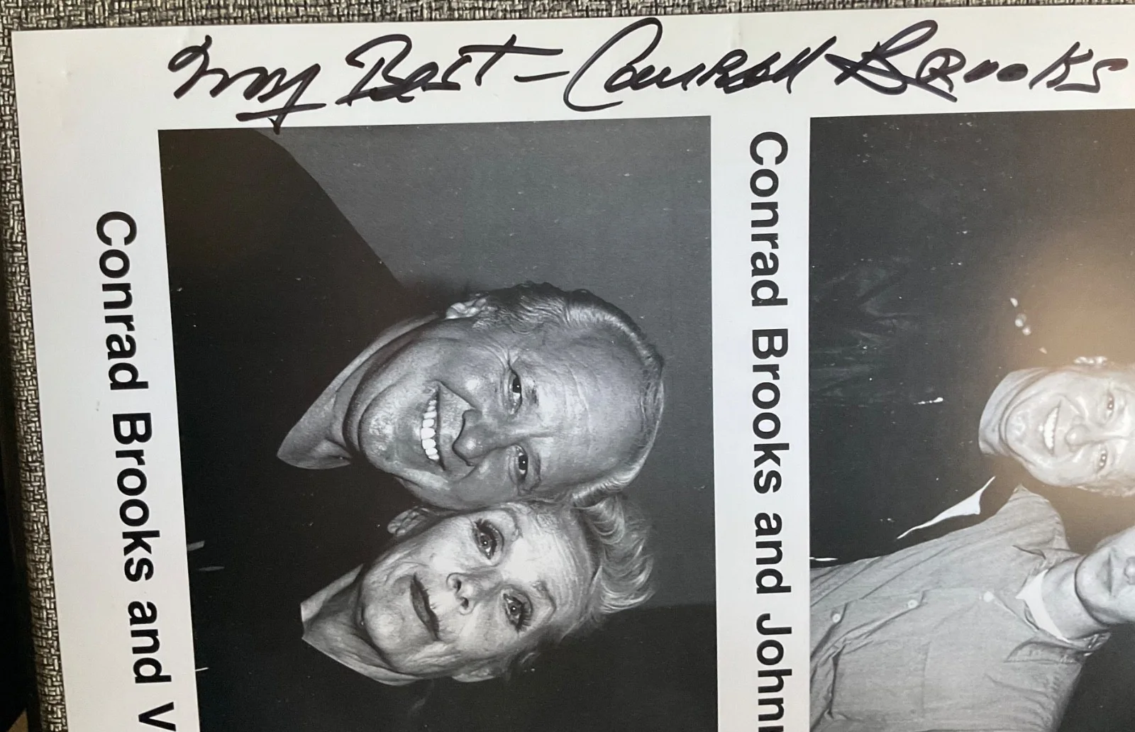 Conrad Brooks horror legend signed photo plus dvd super hell and monster news, изображение 2