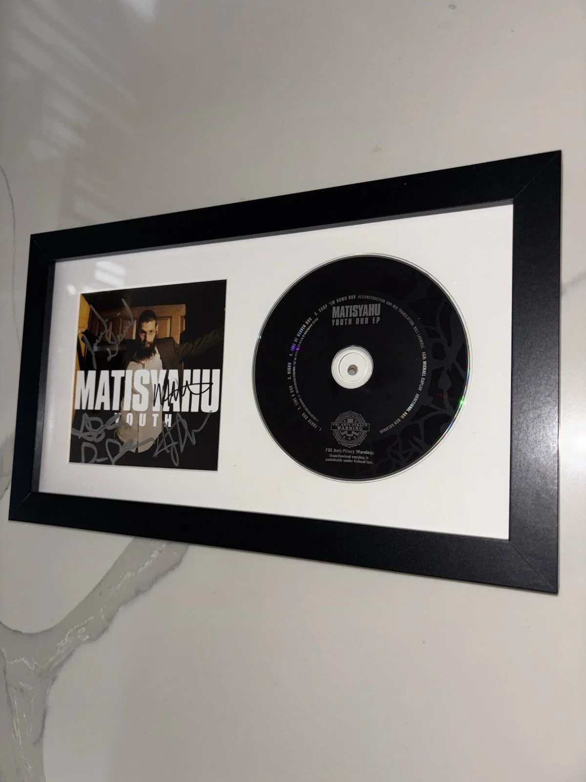 Matisyahu Youth Signed x 4 Framed CD Booklet/CD - Jonah David, Jimmy Douglas…, image 4