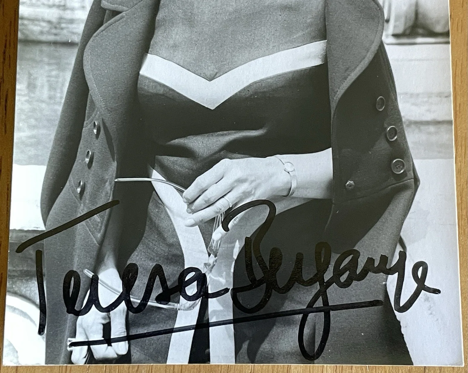 Spanish Opera Soprano Teresa Berganza Autograph Photo, image 3